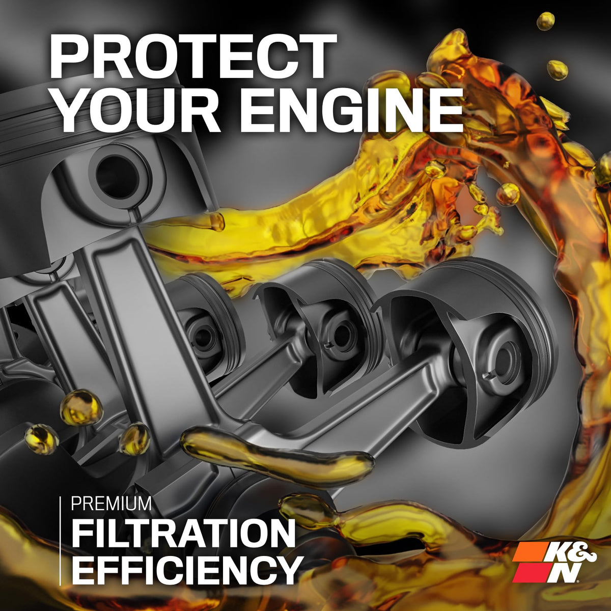 K&N FILTER SO-1010 K&N Select Oil Filter: Designed to Protect your Engine, SO-1010