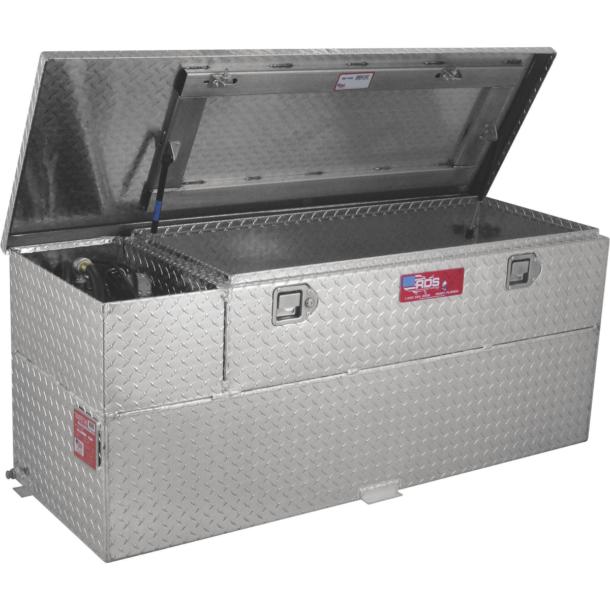 RDS MFG INC 73326 RDS Fuel Transfer/Auxiliary Tank/Toolbox Combo with 8 Gpm Pump - 60-Gal. Capacity