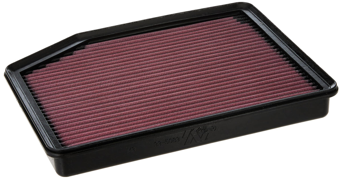 K&N FILTER 33-2428 K&N High-Flow Original Lifetime Engine Air Filter: Increase Power: Premium, Washable: Compatible with 2008-2019 BMW: (See Product Description for Select Models) 33-2428