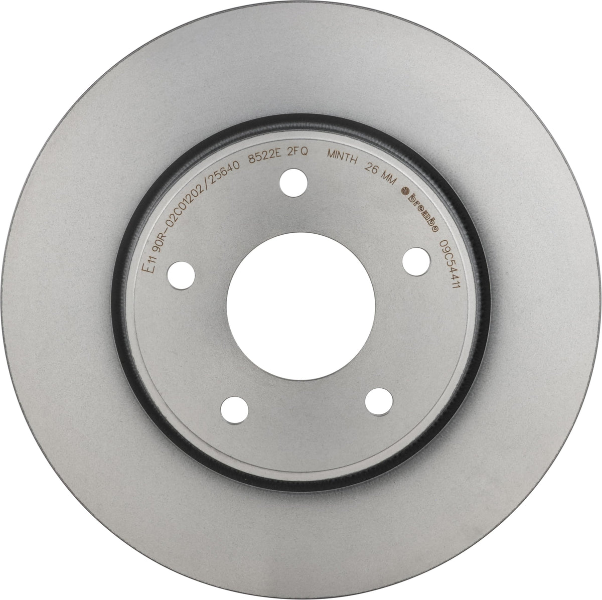 BREMBO 09C54411C02 Brembo 09.C544.11 UV Coated vented Front Brake Rotor NISSAN/NISSAN (DFAC) OE# 402063NA0A
