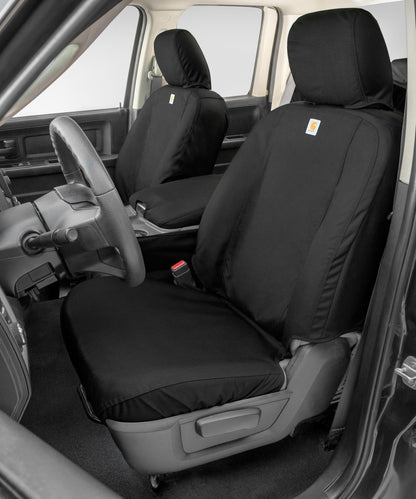 COVERCRAFT SSC2589COBK Carhartt Super Dux SeatSaver Custom Front Row Seat Covers - Black
