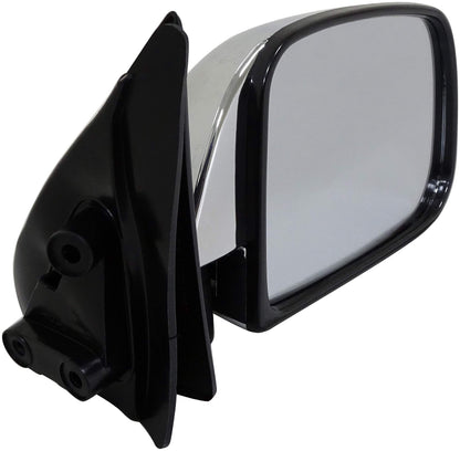 DORMAN 955-211 Dorman 955-211 Passenger Side Manual Door Mirror - Folding Compatible with Select Toyota Models, Chrome