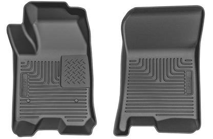 Husky Liners 54961 Husky Liners X-act Contour Floor Mats – Fits 2024-2026 Chevrolet Colorado & GMC Canyon Crew CAB ONLY – Front Row, 2-pc Black - 54961