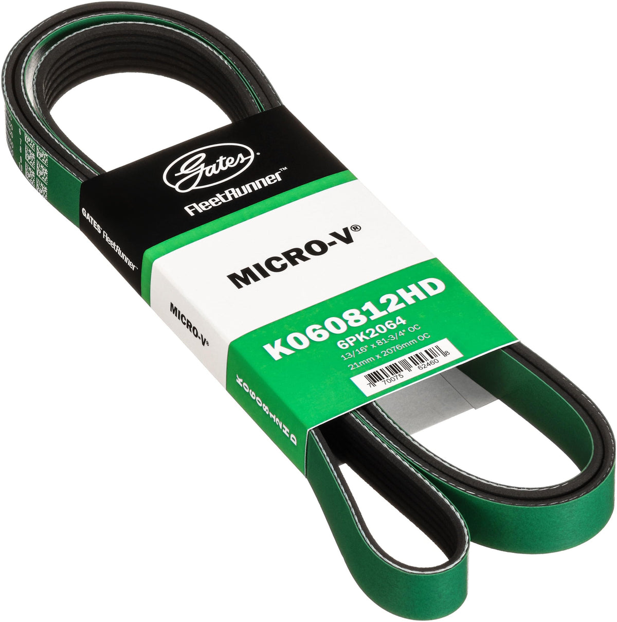 Gates K060812HD Fleet Runner Heavy Duty Micro V Serpentine