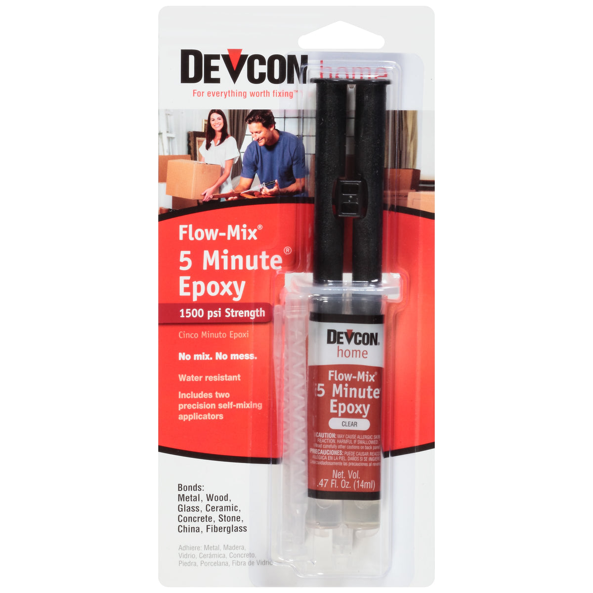 AP PRODUCTS 013-689306 AP Products Devcon 20445 Flow-Mix 5-Minute Epoxy - 14 ml