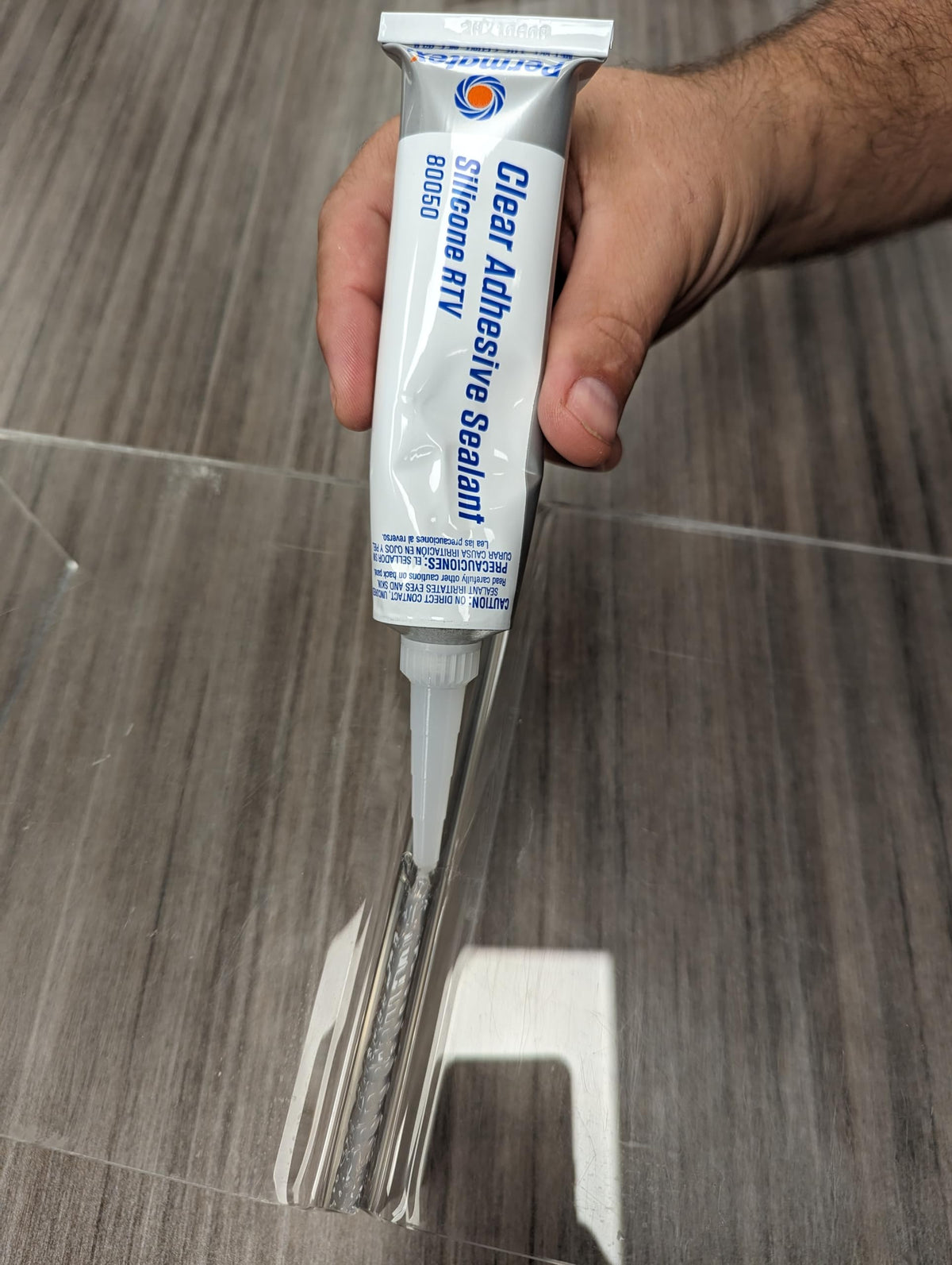 PERMATEX 80050 Permatex 80050 Clear RTV Silicone Adhesive Sealant, 3 oz