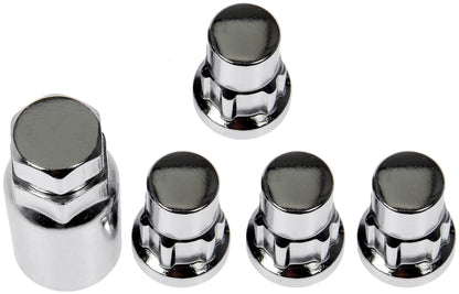 Dorman 712-228 WHEEL NUT LOCK CHROME ACORN SET 1/2-20