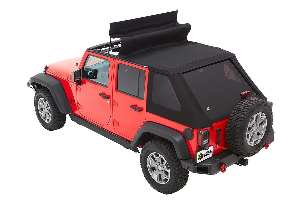 BESTOP 56853-35 Bestop Trektop Black Diamond 5685335 for Jeep Wrangler JK 4-Door 2007-2018