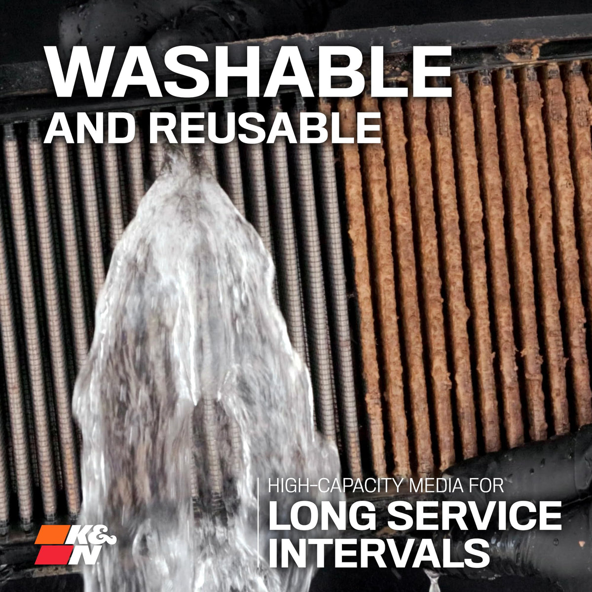 K&N FILTER CM-9910 K&N Engine Air Filter: High Performance, Powersport Air Filter, CM-9910