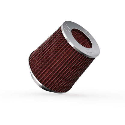 K&N FILTER RG-1001RD K&N High-Flow Original Lifetime Universal Clamp-On Air Filter: High Performance, Premium: Flange Diameter: 4 In, Filter Height: 5.5 In, Flange Length: 1.125 In, Shape: Round Tapered, RG-1001RD