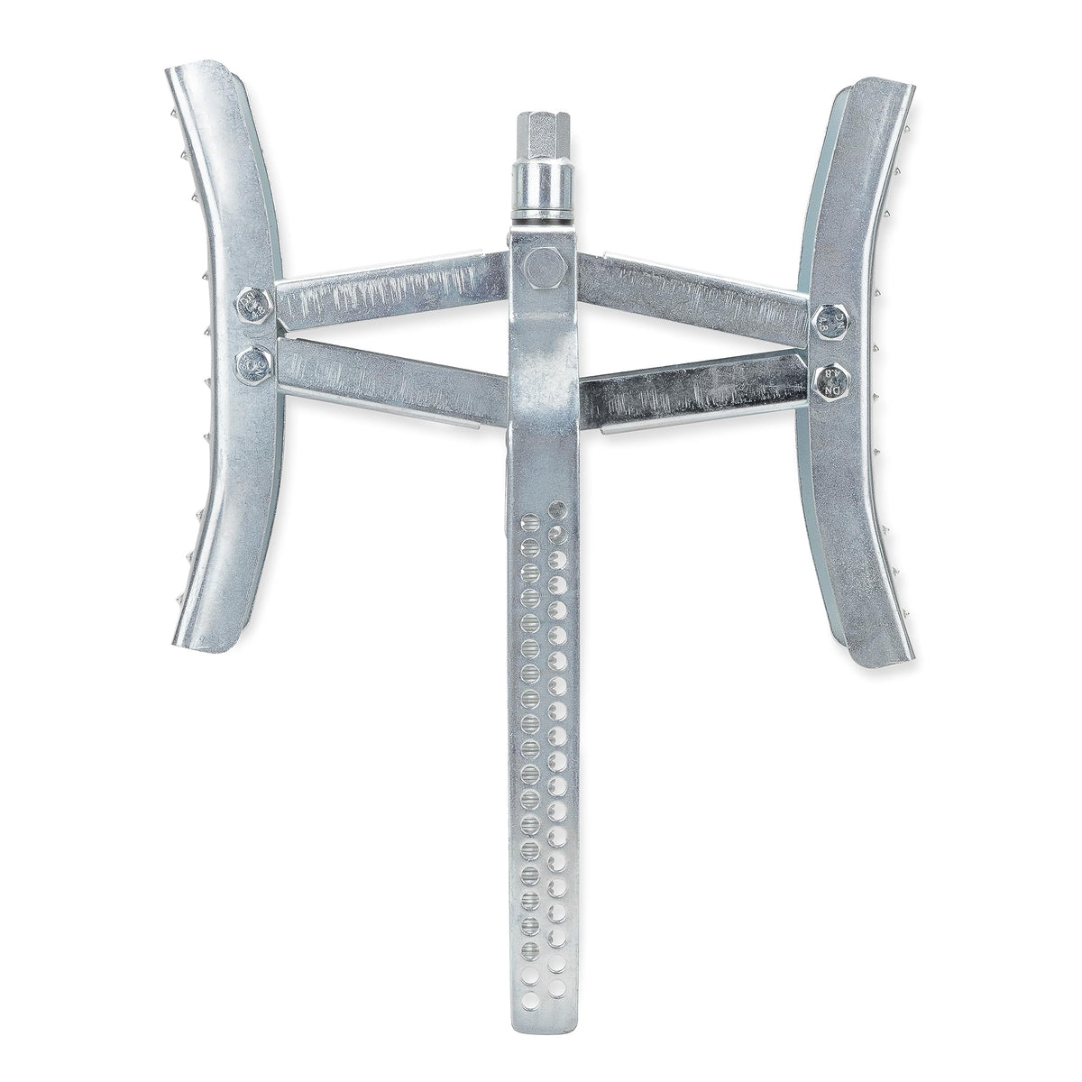 CAMCO 44662 Camco Eaz-Lift Heavy Duty Wheel Stop with Ratchet Wrench- Stabilizes Your Truck by Securing Tandem Tires to Prevent Movement Spaced 3-10" Apart- Large (44662)