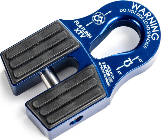 FACTOR 55 00070-02 Factor 55 Flatlink XTV Closed System Winch, Designed for UTV/ATV Winches with Steel or Synthetic Ropes up to 6,000 lbs - Blue