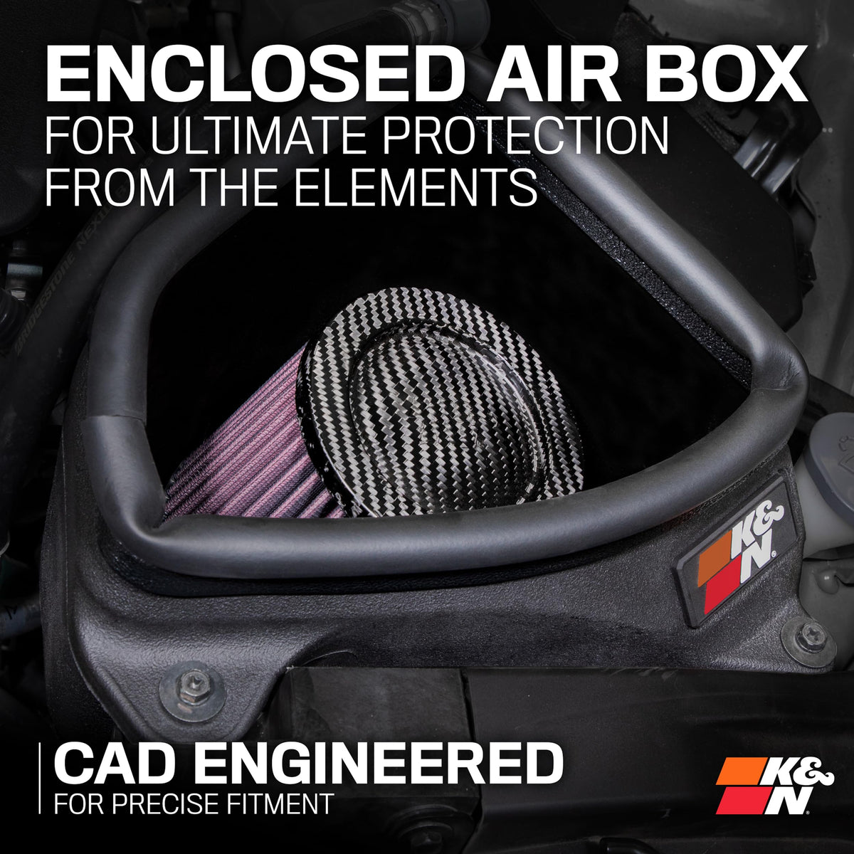 K&N 69-7086TC Cold Air Intake System: High-Flow Air Filter