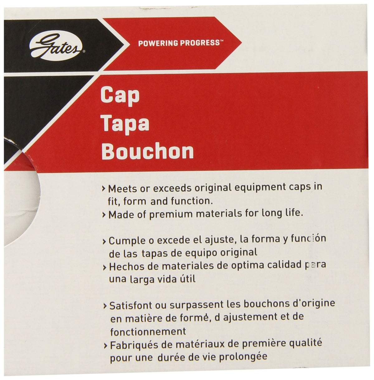 Gates 31847 OE Equivalent Fuel Tank Cap