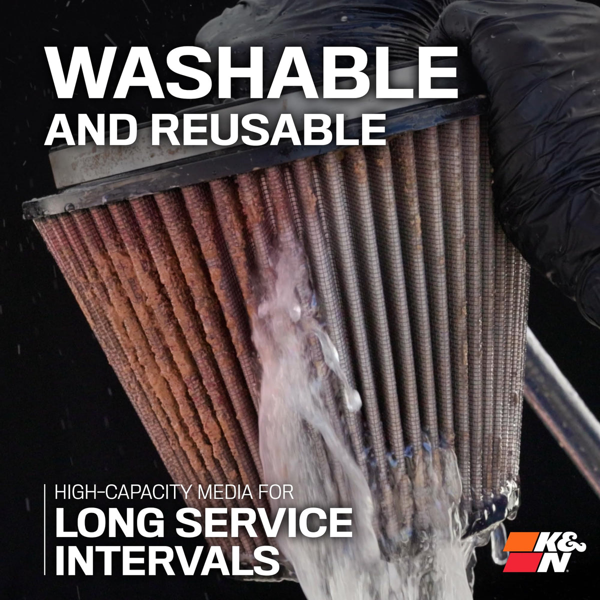 K&N FILTER CM-8016 K&N Engine Air Filter: High Performance, Powersport Air Filter, CM-8016