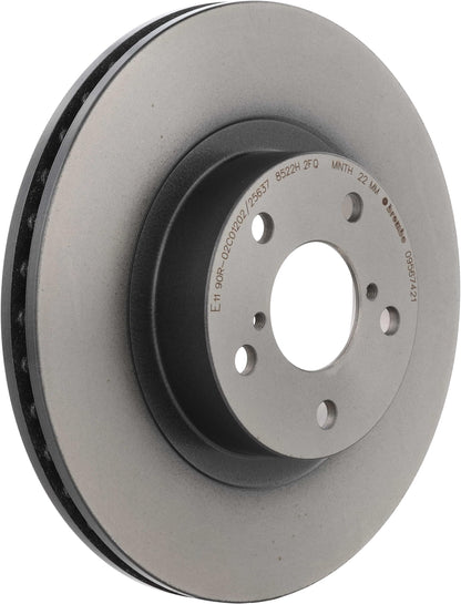 BREMBO 09567421C02 Brembo 09.5674.21 UV Coated vented Front Brake Rotor SUBARU/TOYOTA OE# 26300AE071