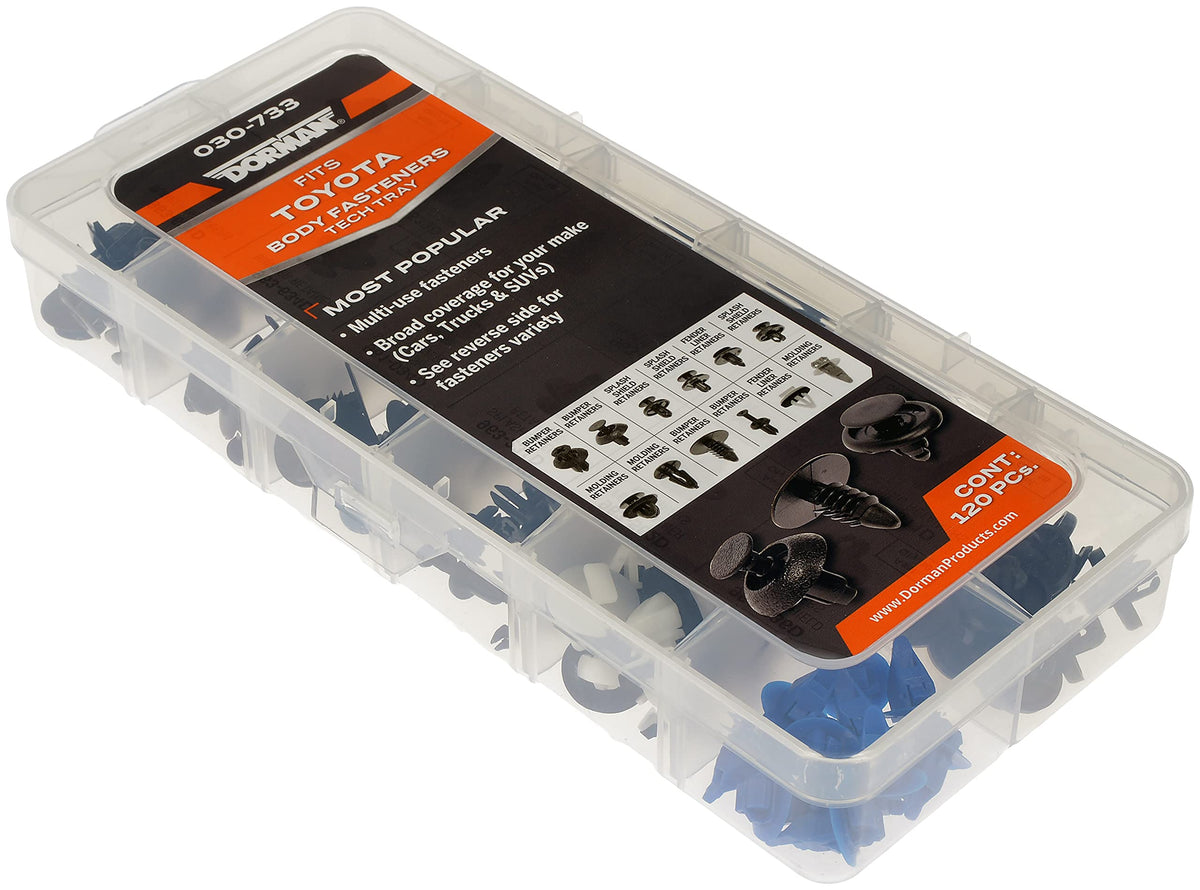 Dorman 030-733 Fastener Tech Tray, 120 Piece Universal Fit