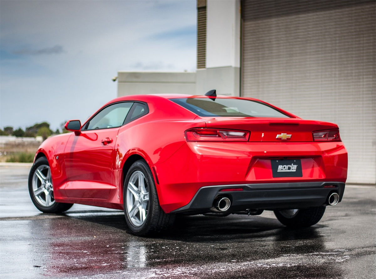 BORLA 11934 BORLA 11934 Axle-Back Performance Exhaust System for 2016-2023 Chevrolet Camaro LS/LT 2.0L 4 Cyl. Turbo Automatic/Manual Transmission.
