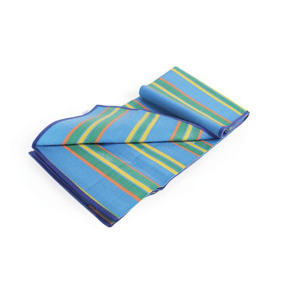 CAMCO 42805 Camco Handy Mat with Strap - Perfect for Picnics, Beaches, RV and Outings - Blue/Green - 60" x 78" (42806)