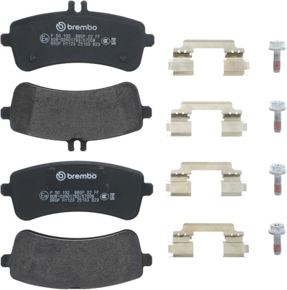 BREMBO P50132 Brembo P50132 Low-Met Rear Disc Brake Pad Set MERCEDES-BENZ OE#