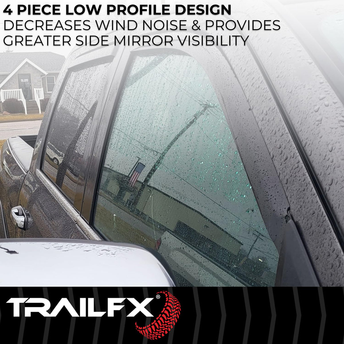 TrailFX 4101IC Window Rainguards
