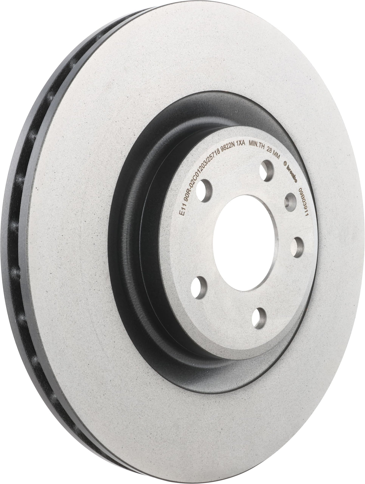 BREMBO 09B03911C02 Brembo 09.B039.11 UV Coated vented Front Brake Rotor AUDI/AUDI (FAW) OE# 8K0615301M
