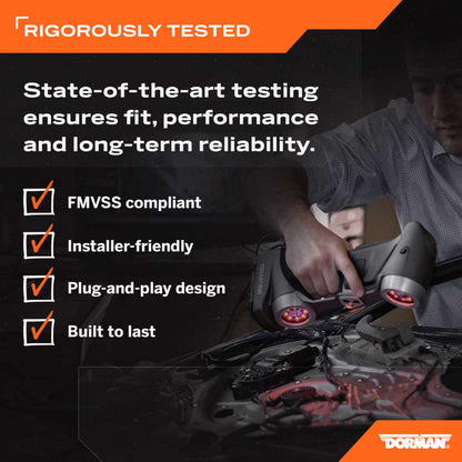 DORMAN 749-253 Dorman 749-253 Rear Passenger Side Manual Window Regulator (Regulator Only) Compatible with Select Toyota Models