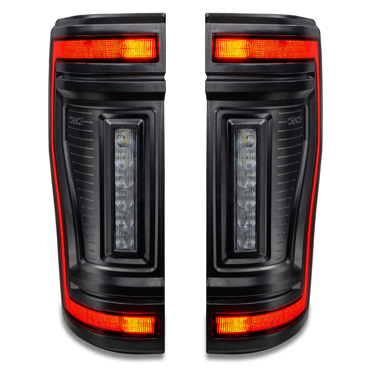 Oracle 5896-504-T Oracle Lighting - Black Series Flush Mount LED Tail Lights for 2017-2022 Ford F-250/350 Superduty - Tinted Lens