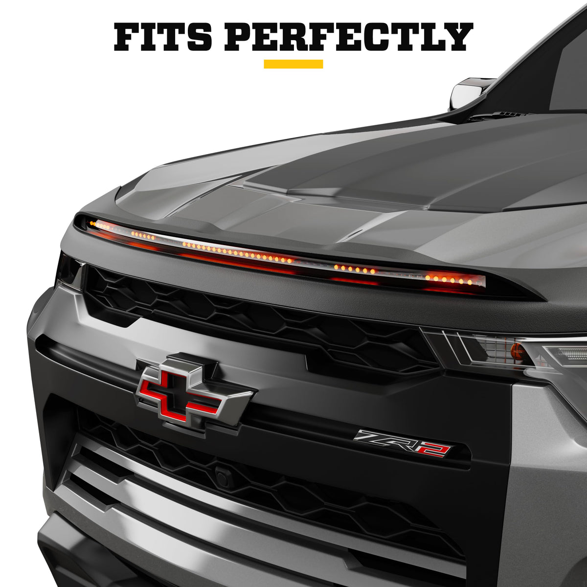 Husky Liners 2820004 Husky Liners Aeroskin Lightshield PRO – Fits 2009-2024 Dodge Ram 1500 (2019-2023 Classic Body Only) – Low Profile Deflector/Bug Shield 1 pc.Black – 2820004