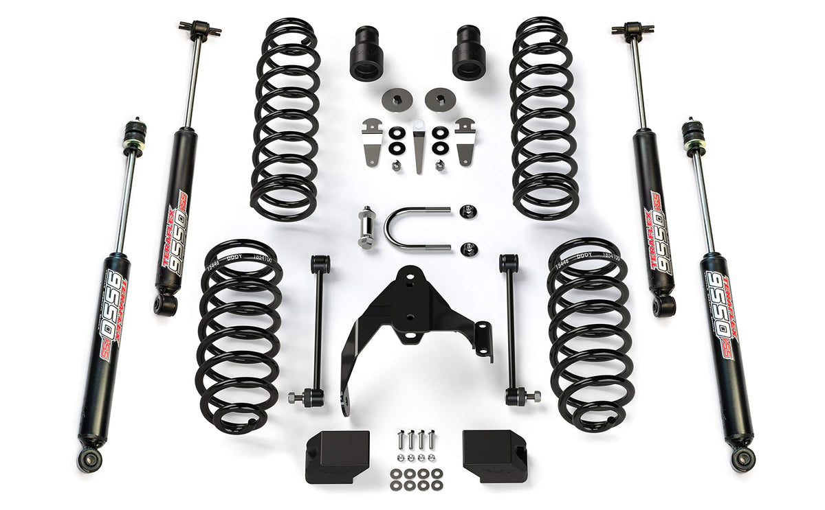TERAFLEX 1251000 TeraFlex 1251000 2.5" Lift Kit (JK 4 Door with All (4) 2.5" Shock)