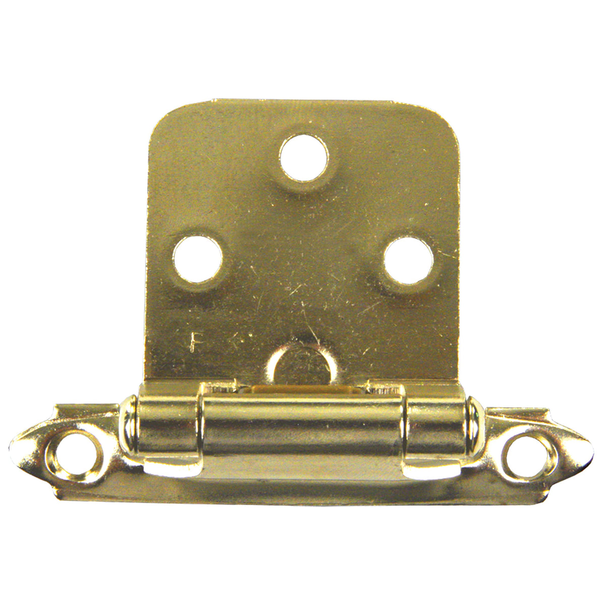 JR PRODUCTS 70595 JR Products 70595 Self-Closing Flush Mount Hinge - Brass