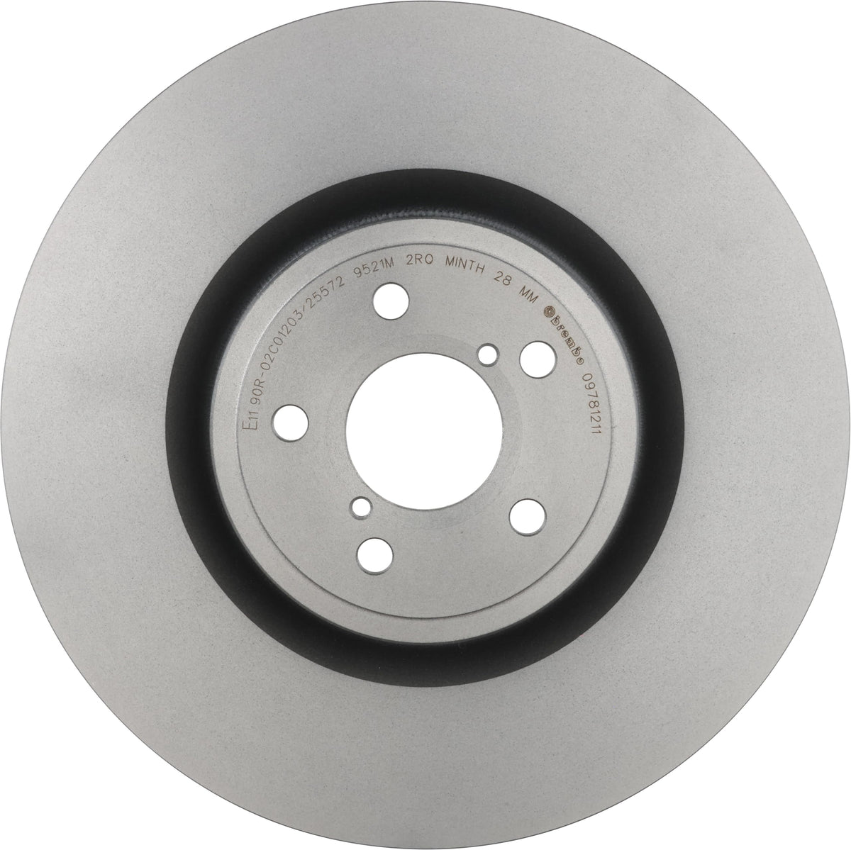 BREMBO 09781211C02 Brembo 09.7812.11 UV Coated Pillar Vented Front Brake Rotor SUBARU OE# 26300FE000