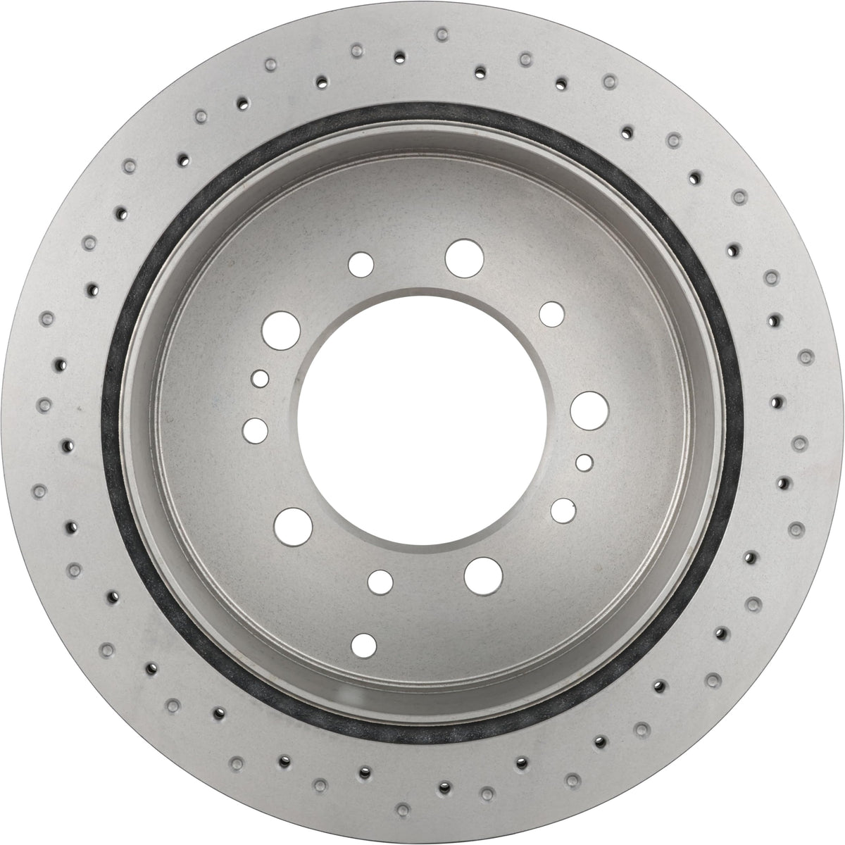 Brembo 09.D618.1X Xtra UV Coated vented drilled Rear Brake Rotor