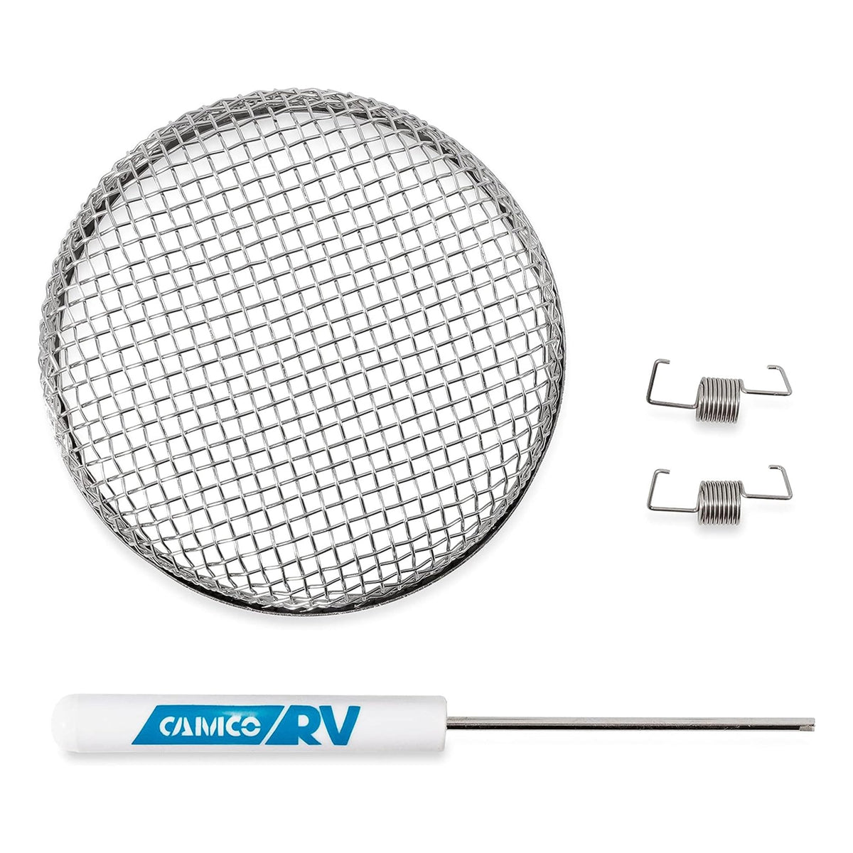 CAMCO 42144 Flying Insect Screen-FUR500 - RV Furnace Vent Screen Fits Atwood Hydroflame Furnaces w/No Access Door - Protect Your Camper Furnace from Insects & Rodents - Measures 3-5/8 x 1-5/16 inches (42144)