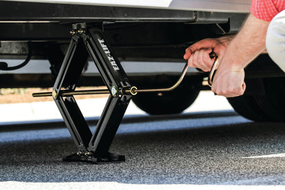 CAMCO 48810 Camco EAZ-Lift 24-inch Stabilizing RV Scissor Jack - Features a 5,000 lb Load Capacity - Heavy-Duty Steel Construction -1 Pack (48810)