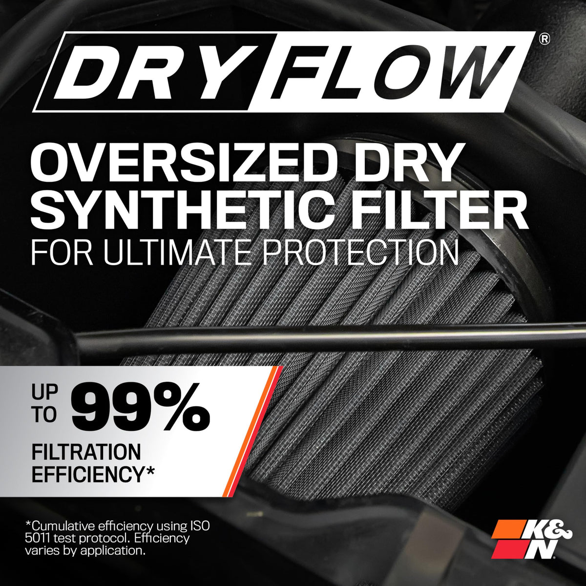 K&N FILTER 30-3082 K&N Cold Air Intake System: Dry-Flow Air Filter, Increase Performance & Towing: Compatible with 2014-2020 Chevy/GMC/Cadillac Silverado 1500, Suburban, Tahoe, Sierra 1500, Yukon, Escalade, 30-3082