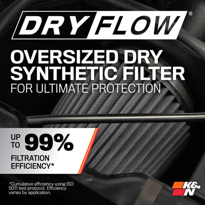 K&N FILTER 30-3082 K&N Cold Air Intake System: Dry-Flow Air Filter, Increase Performance & Towing: Compatible with 2014-2020 Chevy/GMC/Cadillac Silverado 1500, Suburban, Tahoe, Sierra 1500, Yukon, Escalade, 30-3082
