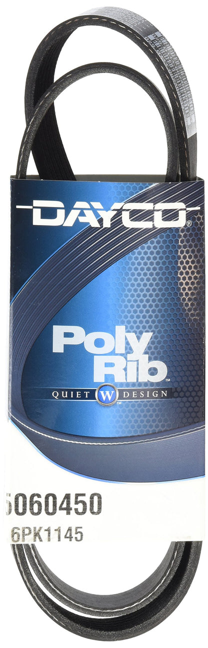 Dayco 5060450 Serpentine Belt Black, Size:- Effective Length