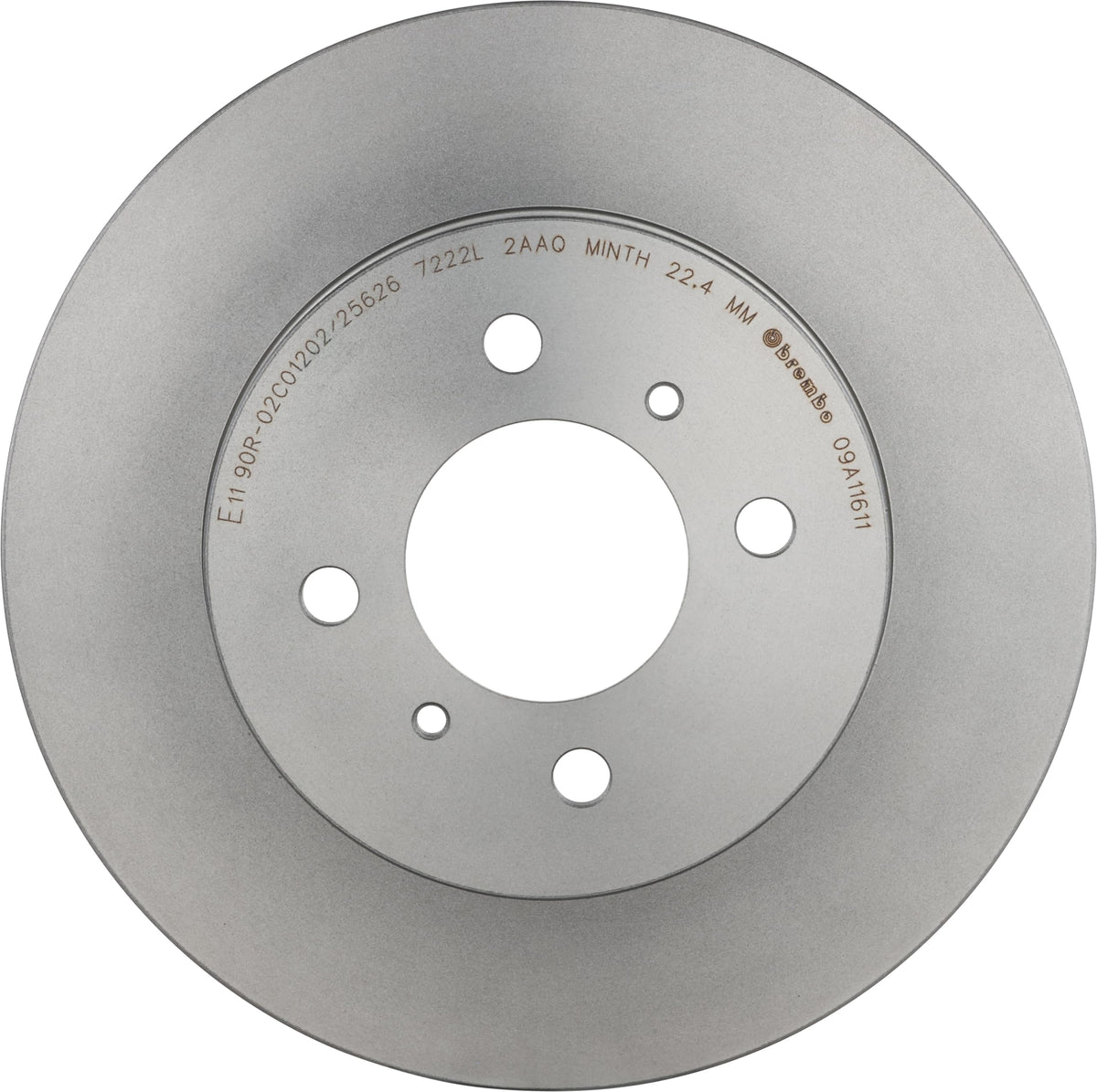 BREMBO 09A11611C02 Brembo 09.A116.11 UV Coated vented Front Brake Rotor HAFEI/MITSUBISHI/PROTON OE# MB699285