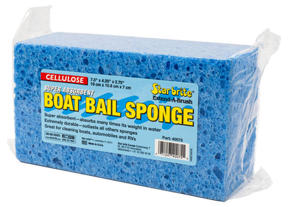 STAR BRITE 040075 STAR BRITE Super Absorbent Cellulose Boat Bail Sponge