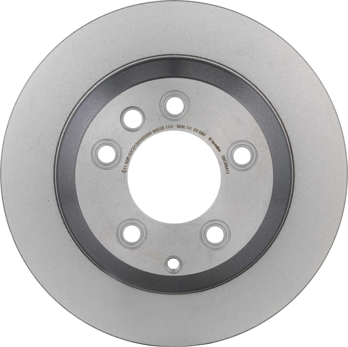 BREMBO 09C88411C02 Brembo 09.C884.11 UV Coated Pillar Vented Rear Brake Rotor AUDI/PORSCHE/VW OE# 7L8615601C