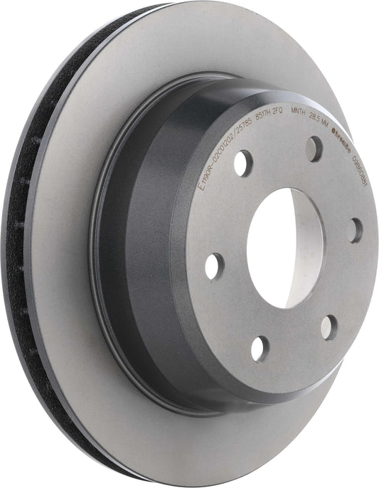 BREMBO 09860881C02 Brembo 09.8608.81 UV Coated vented Rear Brake Rotor CHEVROLET OE# 15712802