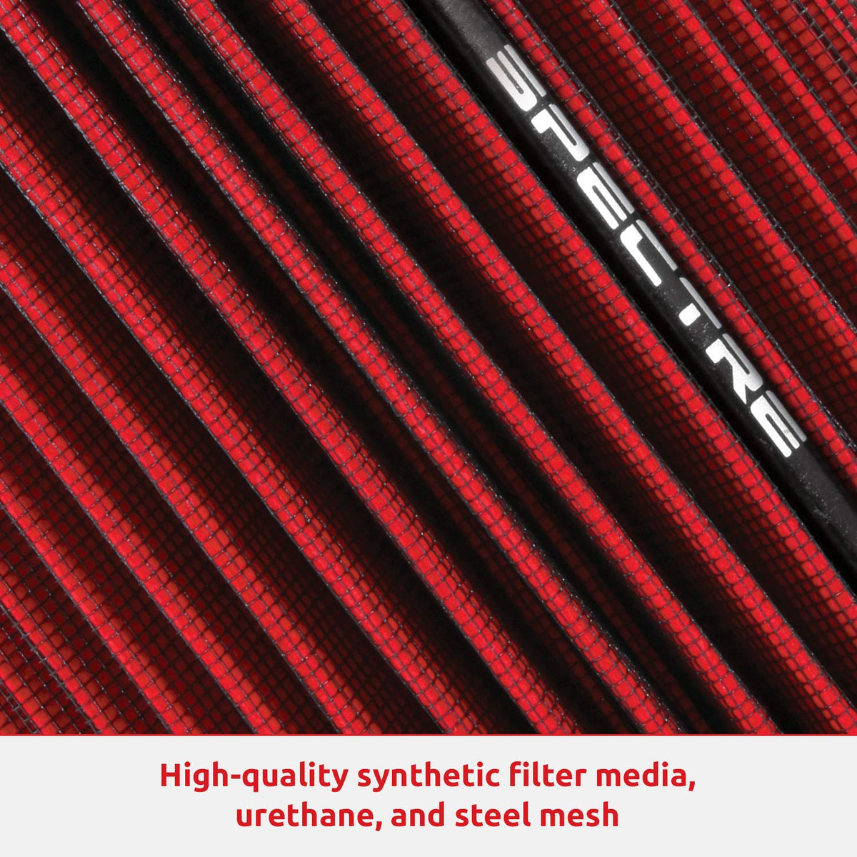 SPECTRE 4809 Spectre Performance Universal Air Filter: High Performance, Premium, Replacment Filter: SPE-4809,WHITE