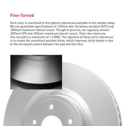 Dynamic Friction 900-74034 Front Brake Rotor
