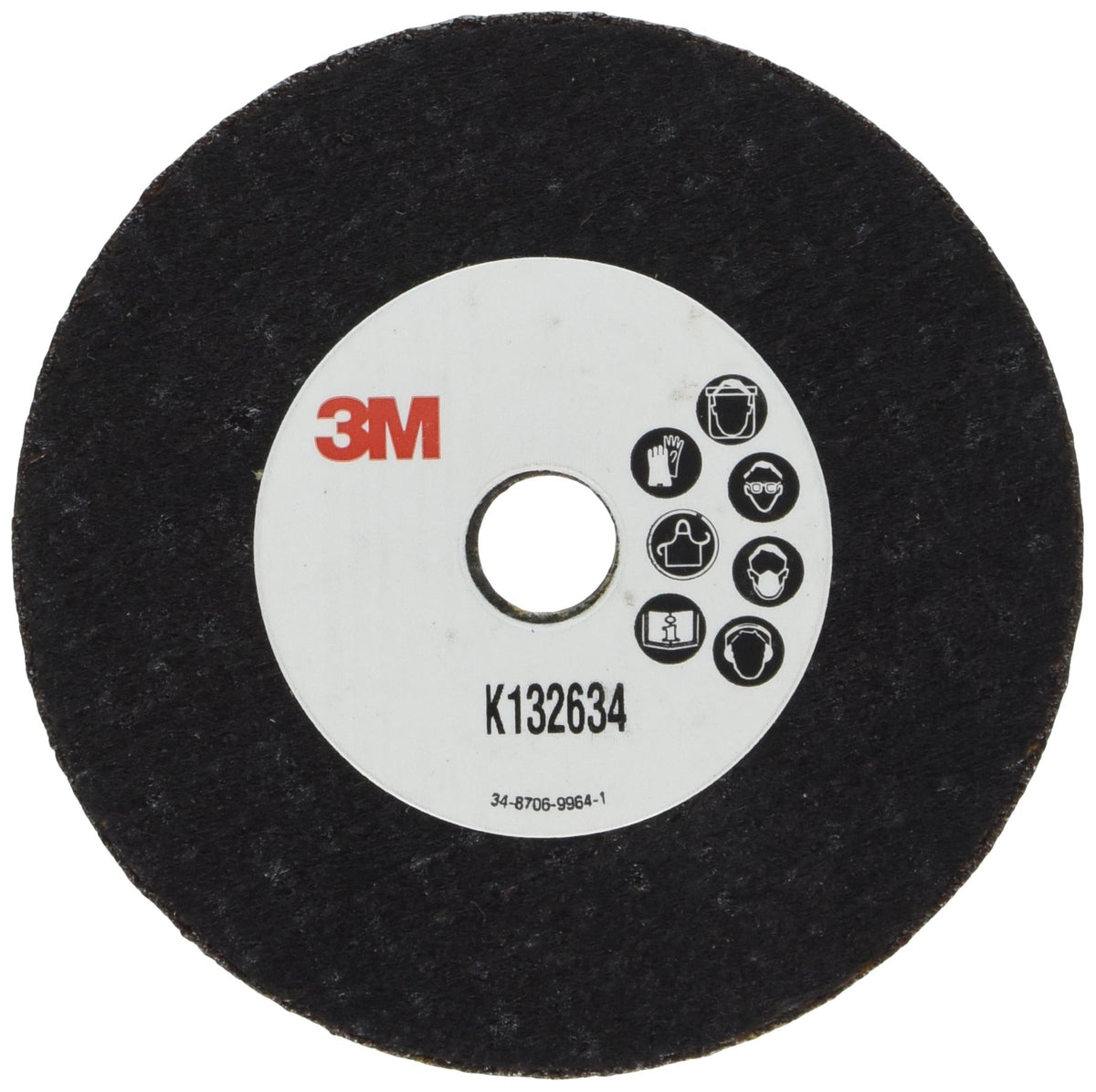 3M 01988 3M General Purpose Cut-Off Wheel, 01988, 3 in x 1/16 in x 3/8 in, 50 per case