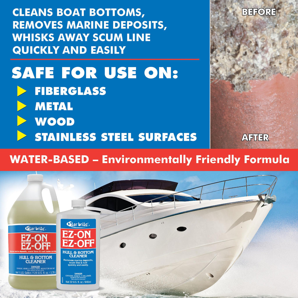 STAR BRITE 092832 Star Brite 092832 EZ ON EZ OFF BOAT BOTTOM CLEANER 32