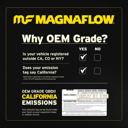 MAGNAFLOW 280656 MagnaFlow Direct-Fit Catalytic Converter 280656 (Federal/EPA Compliant)