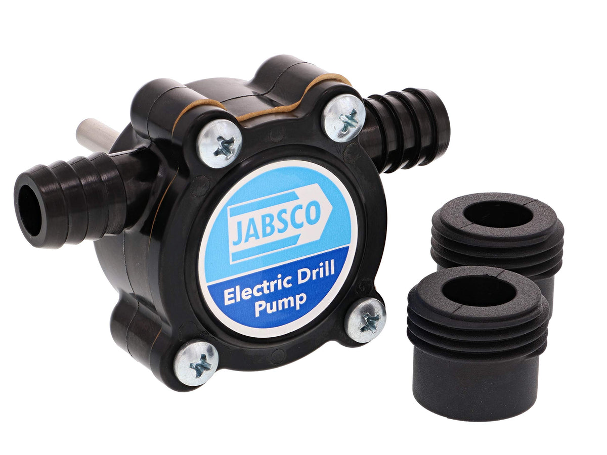 JABSCO 17250-0003 Jabsco 17250-0003, Self Priming Electric Drill Pump , Black