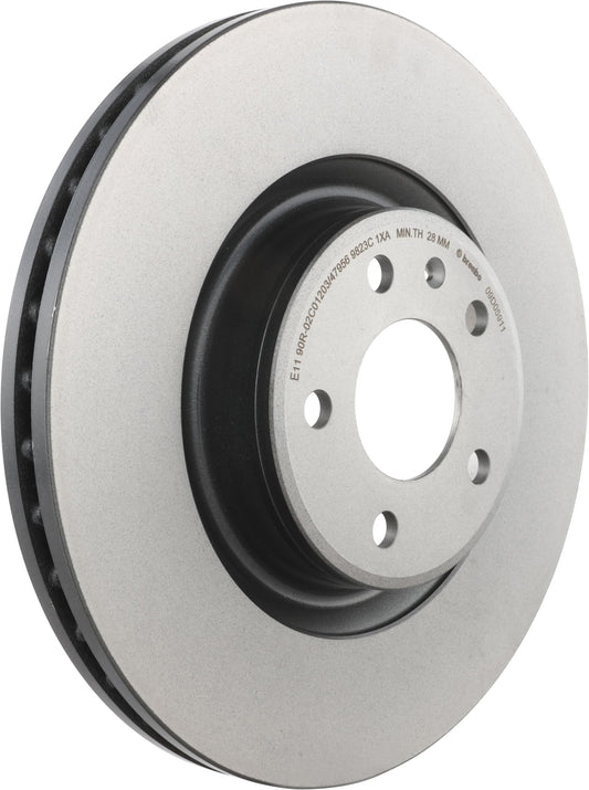 BREMBO 09D05911C02 Brembo 09.D059.11 UV Coated vented Brake Rotor AUDI/AUDI (FAW) OE# 80A615301A