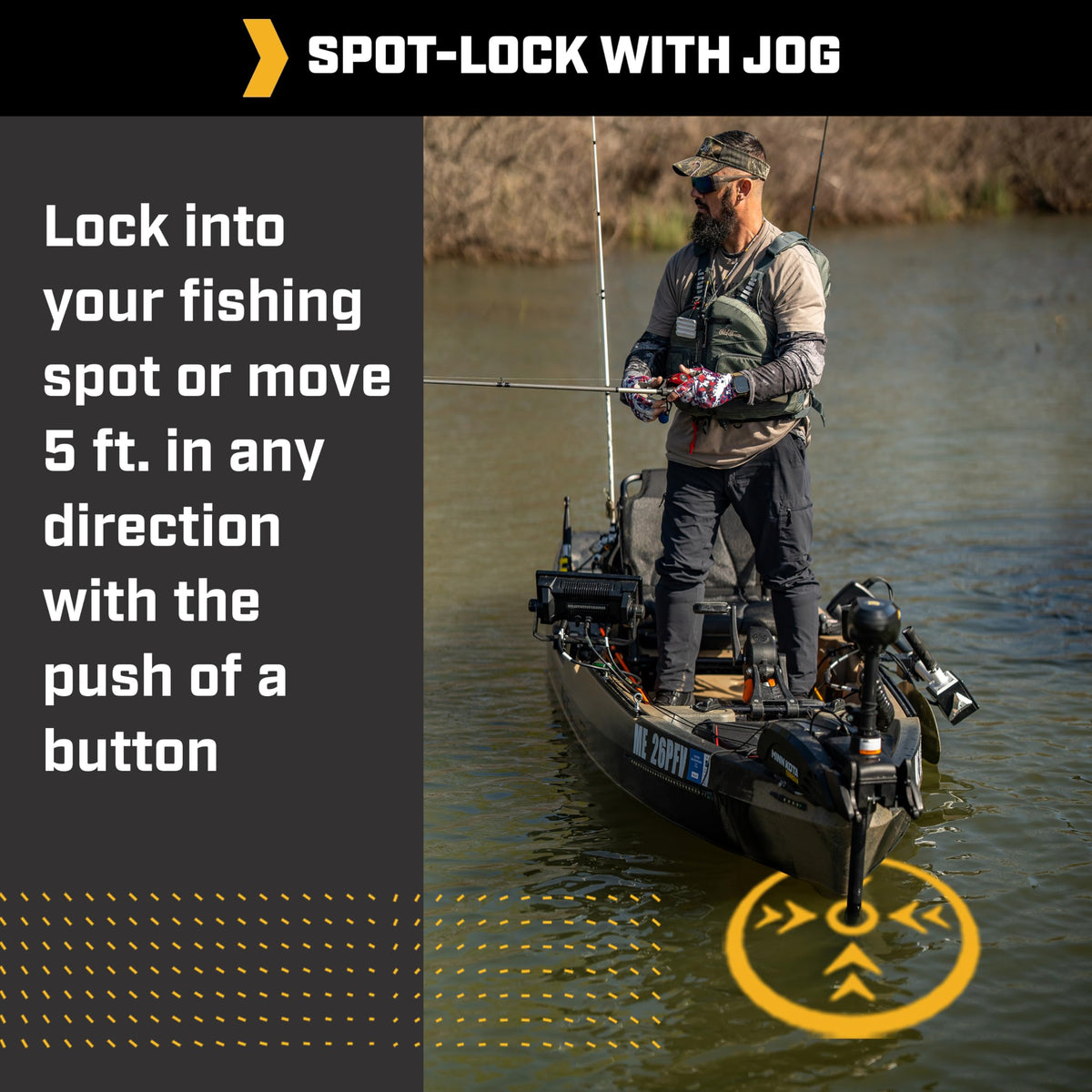 MINN KOTA 1358340 Minn Kota Kayak Terrova Bow-Mount Electric Trolling Motor with GPS – 55 Lb. Thrust, 36 in. Shaft, Freshwater